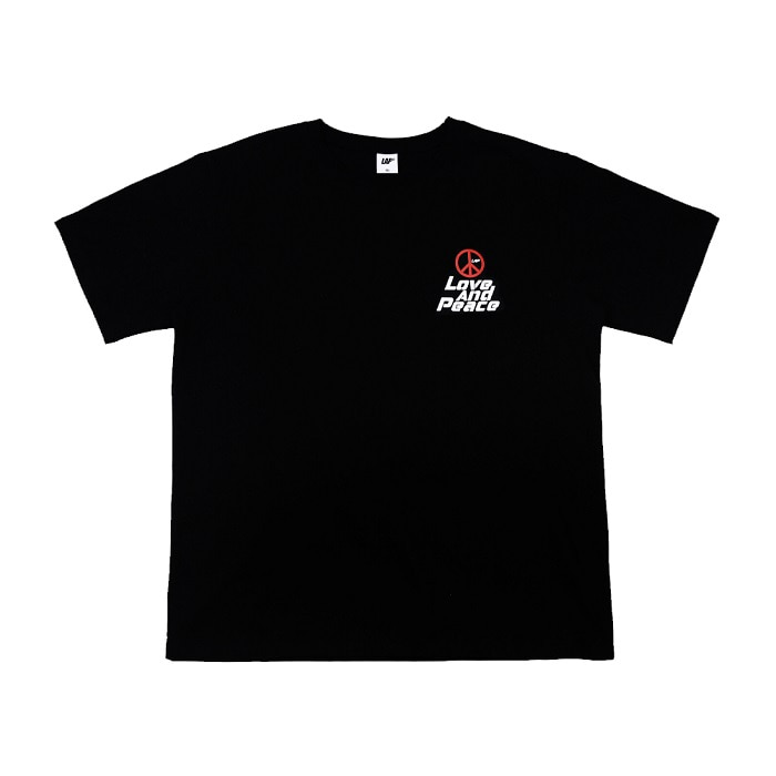 LOVE AND PEACE T-SHIRT_BLACK