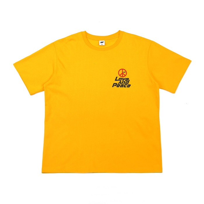 LOVE AND PEACE T-SHIRT_YELLOW